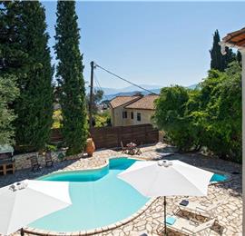3 bedroom villa with heated pool in Kassiopi, Corfu, sleeps 6